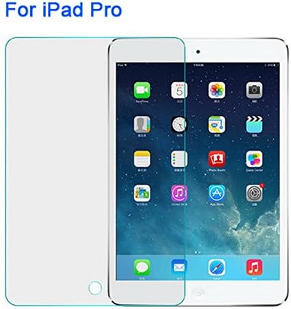 iPad Pro Tempered Glass Screen Protector, talkndeal Ultra Thin 0.3mm Tempered Glass Screen Protector for Apple iPad Pro 12.9" 2015 (2.5d Rounded Edges and Oleophobic Coating)