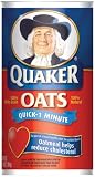 512z1J6LviL. SL160  Quaker Oats   Quick 1 Minute Oatmeal   42 Oz. Canister