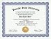 Pancakes Degree: Custom Gag Diploma Doctorate Certificate (Funny Customized Joke Gift - Novelty Item)