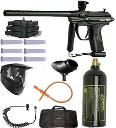 09 Spyder PILOT Paintball Marker Gun SNIPER Set - Black