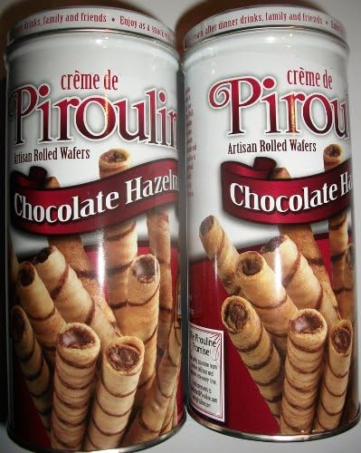 Pirouline Chocolate Hazelnut Artisan Rolled Wafers 6.5 Oz