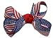 Hair Bows ~ Baby Size Red White Blue Tied GrosGrain Bow July 4th Nautical