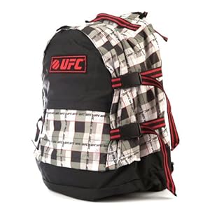 UFC Plaid Backpack, Red