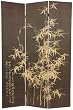 Unusual Beautiful Privacy Screen - 6 ft. Black Bamboo Tree Design Matchstick Shade Room Divider