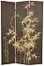 Unusual Beautiful Privacy Screen - 6 ft. Black Bamboo Tree Design Matchstick Shade Room Divider