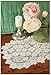 Heritage Lace Dogwood Placemat, 14 by 19-Inch, White, Set of 2
