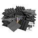 "Auralex D36CHA/CHA Designer Series Roominator Kit: 18-DST 1'x1'x2 DST112 Panels- Charcoal; 18-1'x1'x2 DST114 Panel- Charcoal; 2-Tubes of Tubetak Pro"