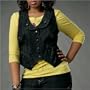 Crop Denim Vest by Apple Bottoms (DDH / 2X)
