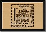 Framed Art Poster 20x30, Psoriasis, Fish Scales, and Eczema - CURED - $1.00