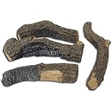 Peterson Gas Logs Decorative Charred Branches Set Of 4