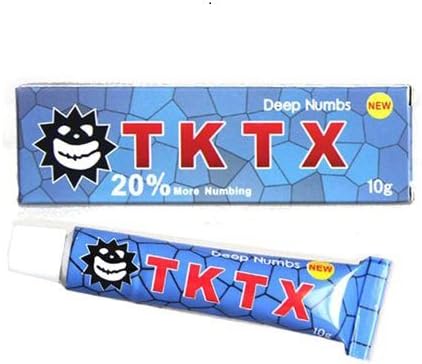 Lidocaine 5% Tattoo Numbing Anaesthetic Numb Cream 20% More Numbing 2-3 Hours Size 10 G.x 2 PCS