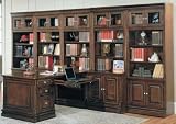 Parker House STE-10WMIX Sterling Home Office Suite Library Wall System Mix