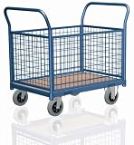 Eigenschaften Cordes  / Vierwandwagen m. herausnehmbaren Längswänden aus Drahtgitter