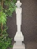 FRANK LLOYD WRIGHT 42 Midway Gardens Sprite w/Pedestal Cast Stone MAID IN THE MUD Sculpture