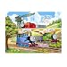 Off to Work Thomas shaped box floor puzzle