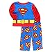 Superman Infant Toddler Blue Fleece Pajamas