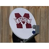 Mississippi State Bulldogs NCAA Satelite Dish Cover by Dish Rags, Inc.