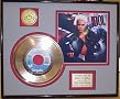 BILLY IDOL 13 X 16 LIMITED EDITION GOLD RECORD FRAMED BILLY IDOL 13 X 16 LIMITED EDITION GOLD RECORD FRAMED