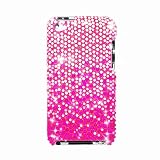 Waterfall Pink With Full Rhinestones Hard Protector Case Cover For Apple iPod Touch 4 (4th Generation)