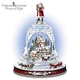 Thomas Kinkade's Ring In The Season Crystal Bell Table Centerpiece by The Bradford Exchange