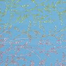 V&A Fabric - Branches (Teal) - Fat Quarter