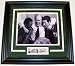 Red Auerbach Autographed Boston Celtics Piece with a custom framed 8x10 Photo with Bill Russell & Jo Image