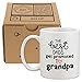 Best Dads Get Promoted to Grandpa Coffee Mug by love