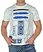 Mighty Fine I Am R2D2 Costume Adult T-Shirt - White (Small)