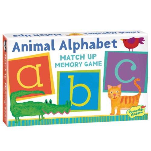 peaceable kingdom animal alphabet match ups cheap price
