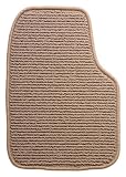 Tan Front and Rear Mats - 1990-1991 Chevrolet Suburban (Large SUV) SUV Berber Mats