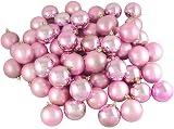 Club Pack of 60 Barbie Pink Shatterproof Christmas Ball Ornaments 2.5