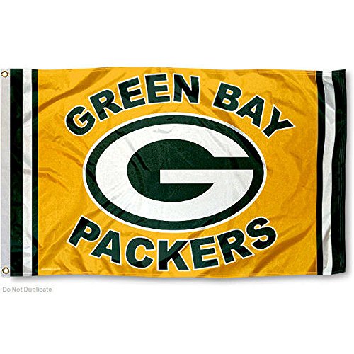 Green Bay Packers Logo Flag and Banner