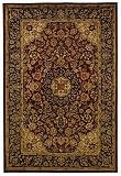 Safavieh Classic CL362A Burgundy 3' 6 Round Handmade Wool Area Rug