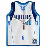 NBA Dallas Mavericks High Definition Clock - Jersey Shaped