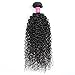 Allove Hair 6a 3bundles-pack Unprocessed Virgin Brazilian Kinkys Curly Hair Bundles Human Hair Extensions Weave 300g Natural Black