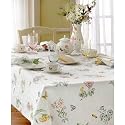 Lenox Butterfly Meadow 60-inch by 84-inch Oblong / Rectangle Tablecloth