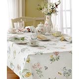 Lenox Butterfly Meadow 60-inch by 84-inch Oblong / Rectangle Tablecloth