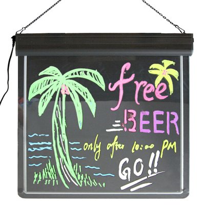 LED Erasable Message Board and Chalkboard for Teachers and Students-image