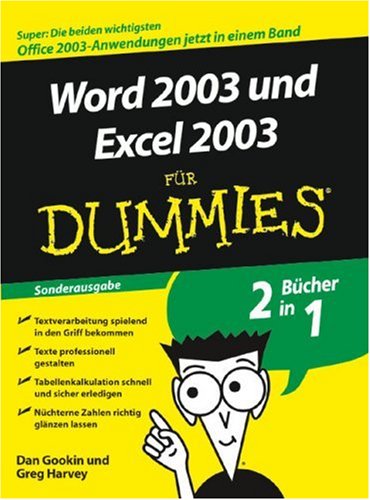 City Travel Guides Discounted  Bücher : Word 2003 und Excel 2003 für Dummies: Sonderausgabe (Fur Dummies)