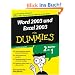 Word 2003 und Excel 2003 f�r Dummies: Sonderausgabe