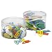 SPR85006 Clips, Plastic, Extra Large, 100/BX, Assorted