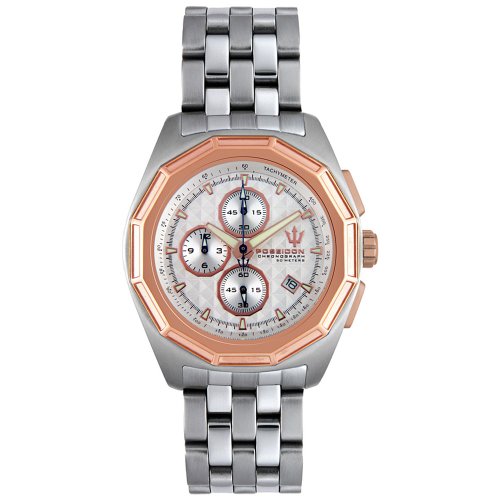 Poseidon by Invicta Men's PW0072 Chronograph Stainless Steel Watch