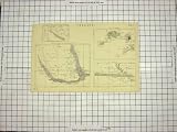 ANTIQUE MAP c1790-c1900 VOLCANO PHILLIPPINE MEXICO