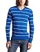 Southpole Men's Stripe Long Sleeve V-Neck Pullover Sweater