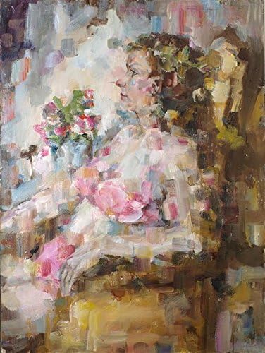 100% Hand Painted Canvas Art Abstract Unframed Wall Art Deco Home Decoration with Boudoir 48 x 36 in 120 x 90 cm