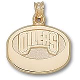 Edmonton Oilers NHL Oilers Puck Pendant (10kt)