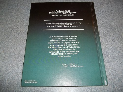Cover image : Advanced Dungeons and Dragons Monster Manual II