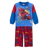 Toddler Boys' Spiderman 2 pc Sleepwear Set - Navy/Red