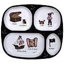Divided TV Dinner Tray Baby Cie Pirates Colorful Melamine Baby Dinnerware