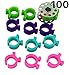 PeavyTailor Bobbin Buddies 100 Pcs Bobbin Holders Clamps Thread Organizer for Embroidery Sewing Machine #12